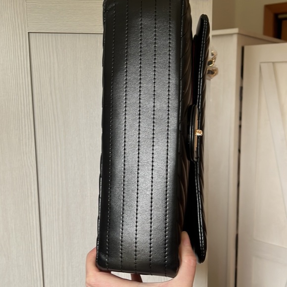 NWT Reddress Black Vegan Leather Shoulder Bag - Picture 5 of 9